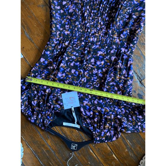 Marie Oliver NWT Vera Pleated Dress, Electric Flurry, Size Small, MSRP $398 - Picture 10 of 16